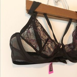 La Senza strappy lace bra with cutouts